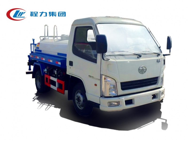 解放紅塔藍(lán)牌2方灑水車