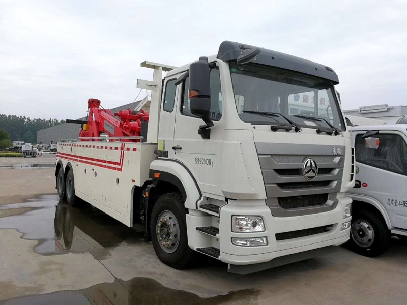 豪沃后八輪清障車拖吊聯(lián)體（一拖一）清障車