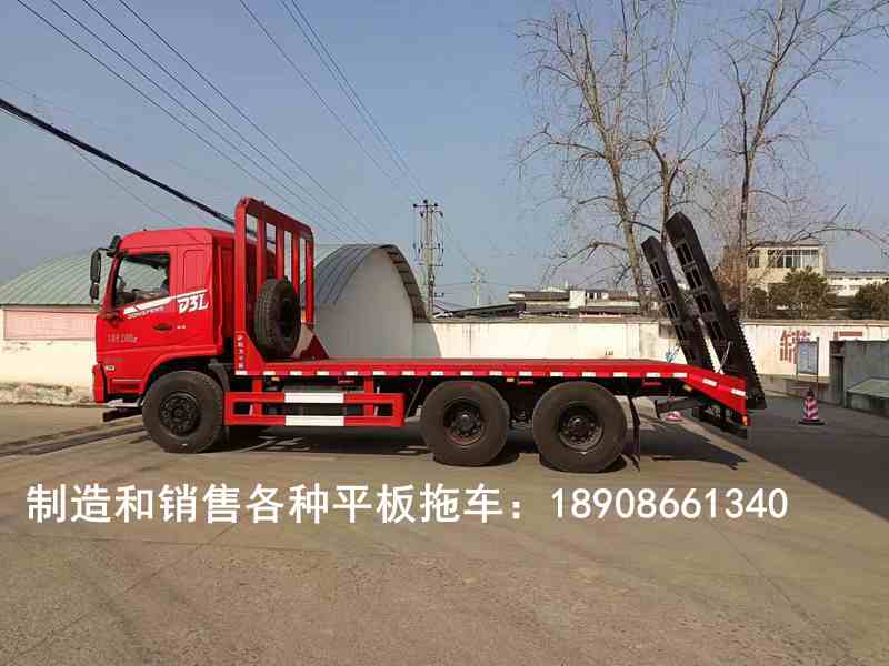 東風(fēng)D3L后八輪平板運輸車 東風(fēng)D3L后八輪平板運輸車圖片